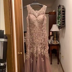 Dave and Johnny brand Taupe dress. Never worn